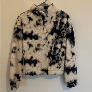 Wild Fable Black and White Sherpa Jacket